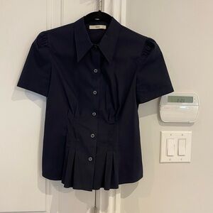 Prada Navy Button-Down Shirt